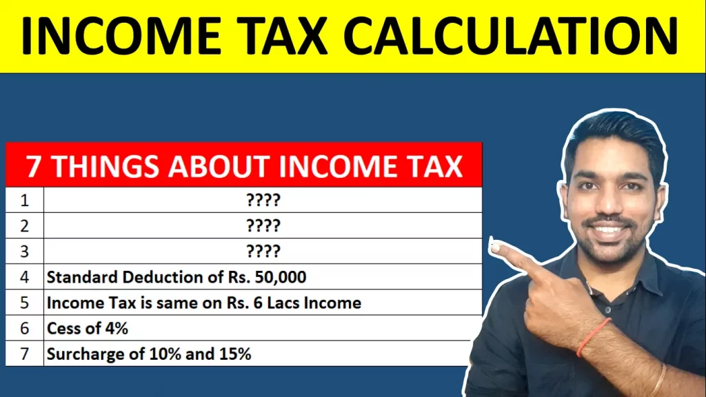 Facts about income tax calculation video