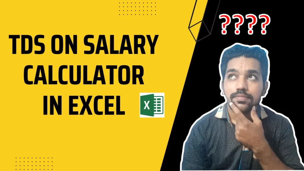 TDS on salary calculator in excel