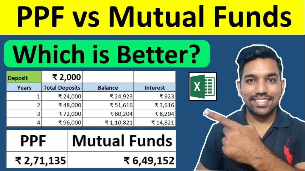 ppf vs mutual funds which is better with calculators