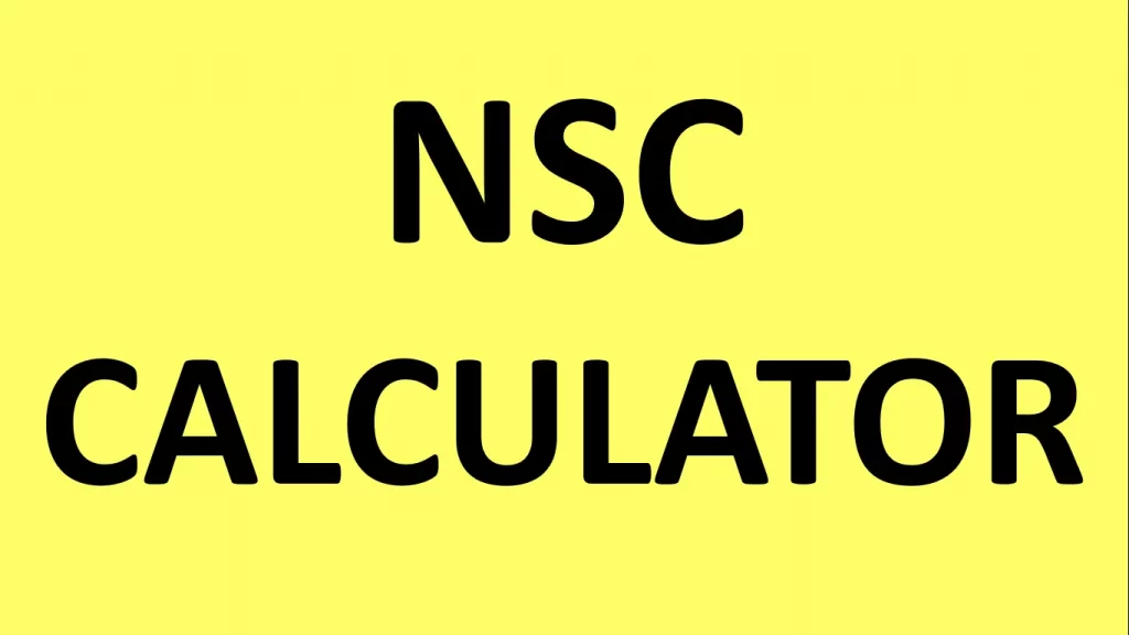 nsc calculator