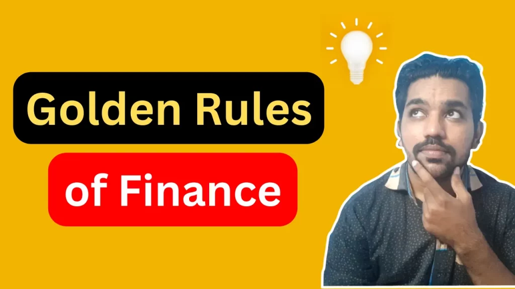 golden rules of finance