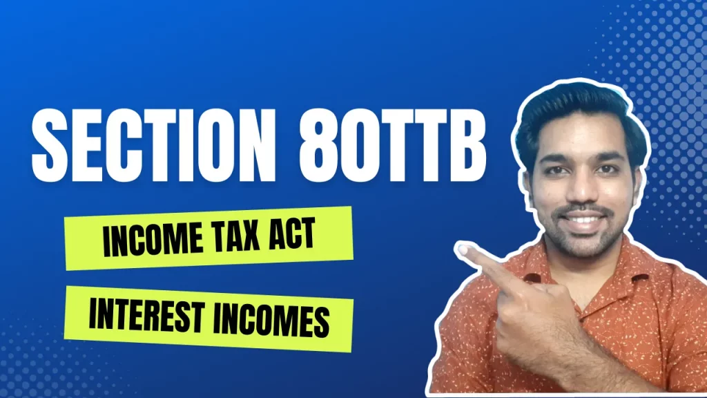 section 80ttb deduction of income tax act