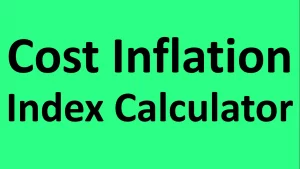 cost inflation index calculator