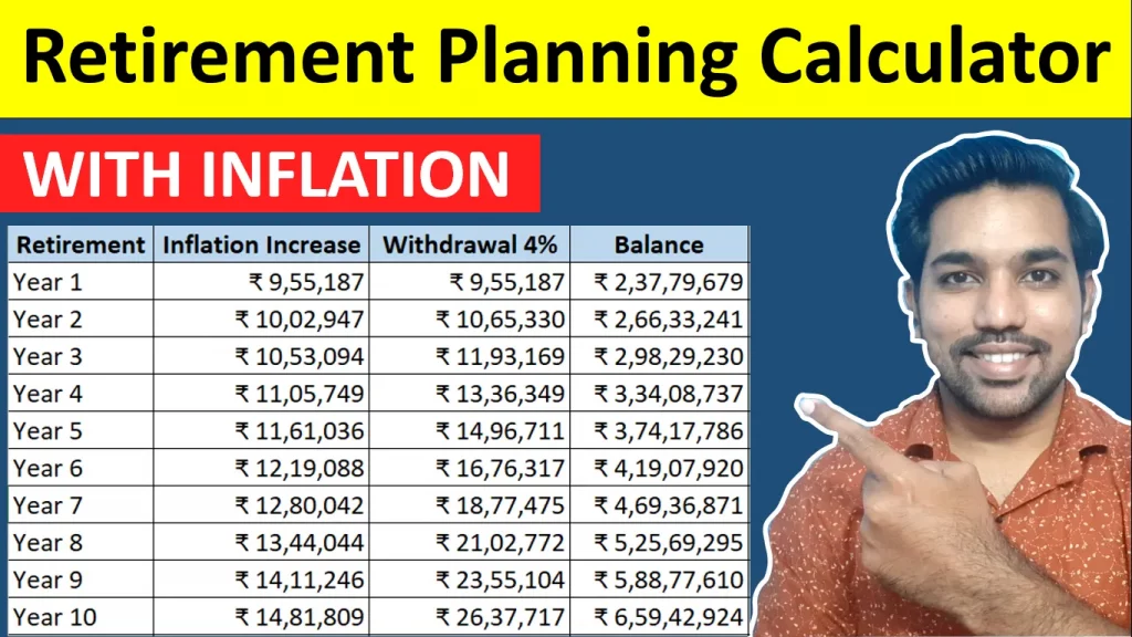 Retirement Planning calculator in Excel