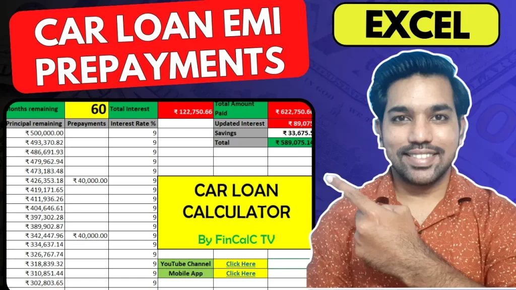 car loan emi prepayment