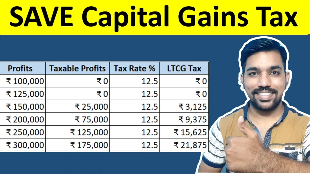 save capital gains tax