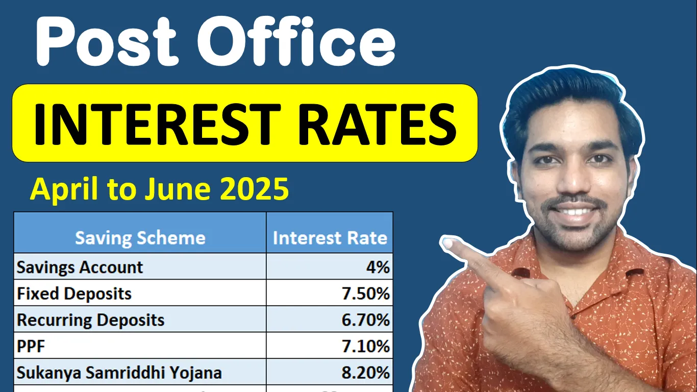 Post Office Interest Rates 2025 - April to June - FinCalC Blog