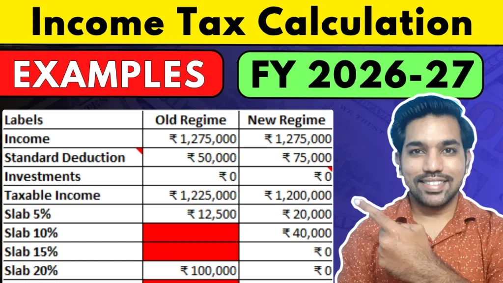 income tax calculation 2026-27