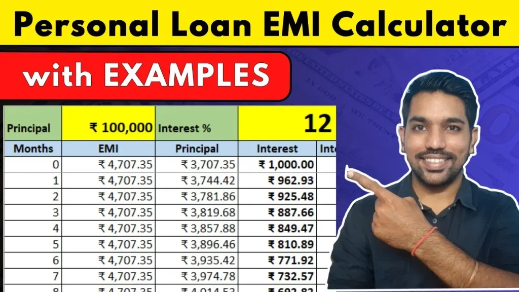 personal loan emi calculation