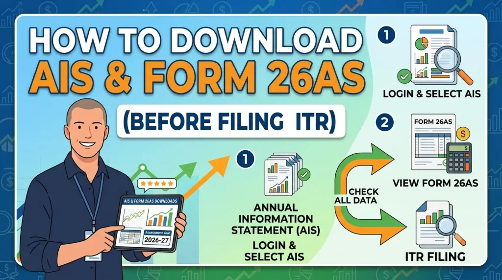 How to download AIS and Form 26AS before filing ITR