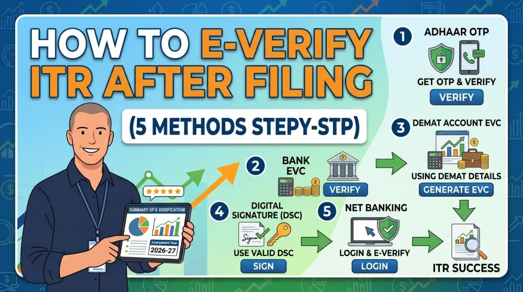 how to e verify ITR